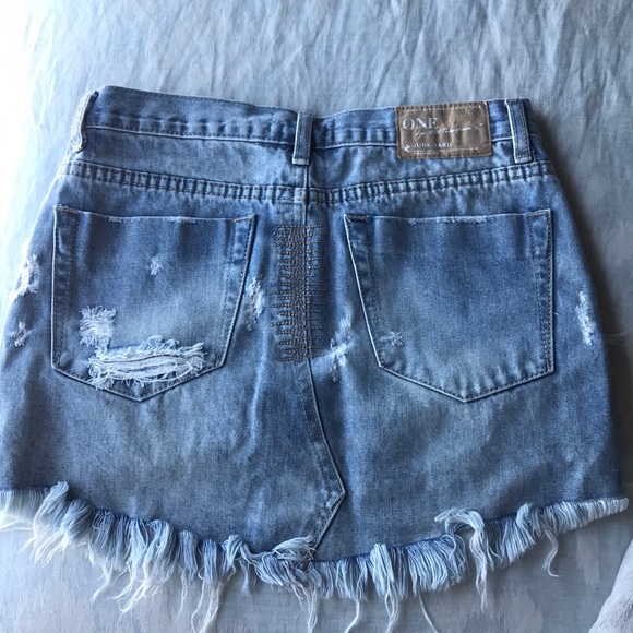 Distressed One Teaspoon Skirt - Picture 2 of 2